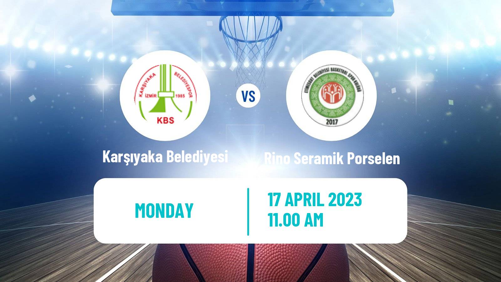 Basketball Turkish TB2L Karşıyaka Belediyesi - Rino Seramik Porselen