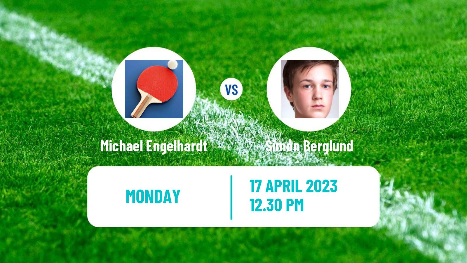 Table tennis Table Tennis Michael Engelhardt - Simon Berglund