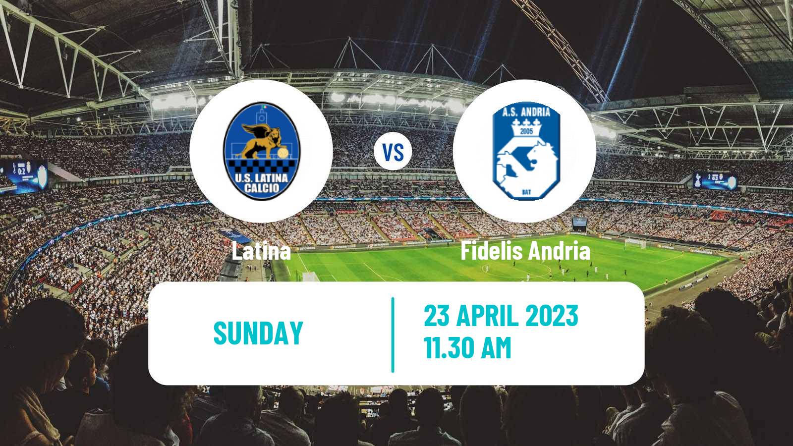 Football Italian Serie C Group C Latina - Fidelis Andria