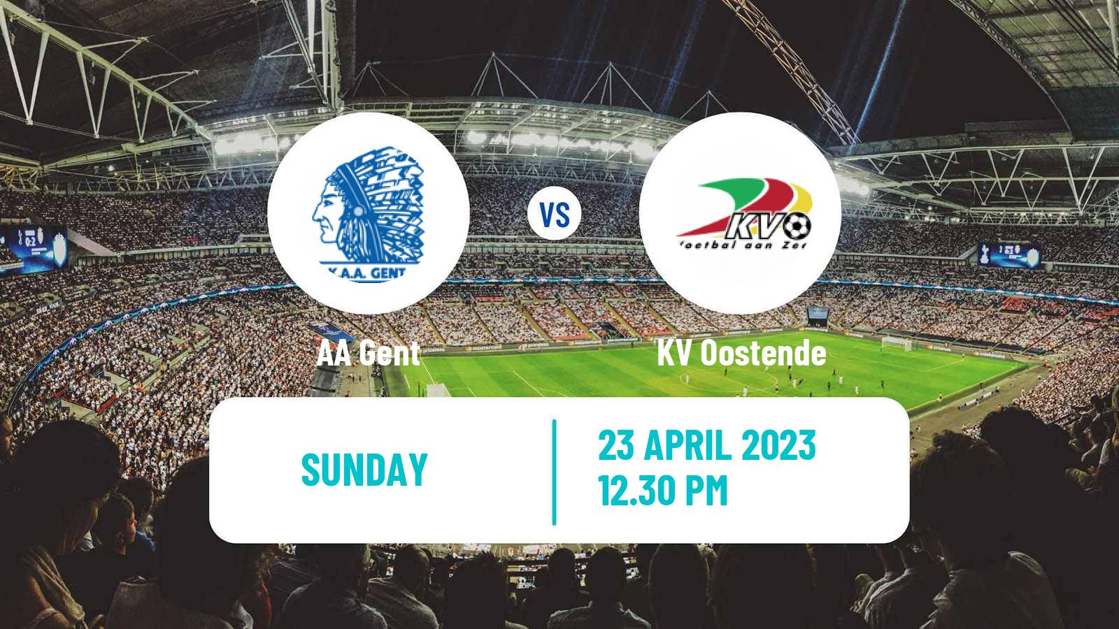 Soccer Belgian Jupiler Pro League Gent - Oostende