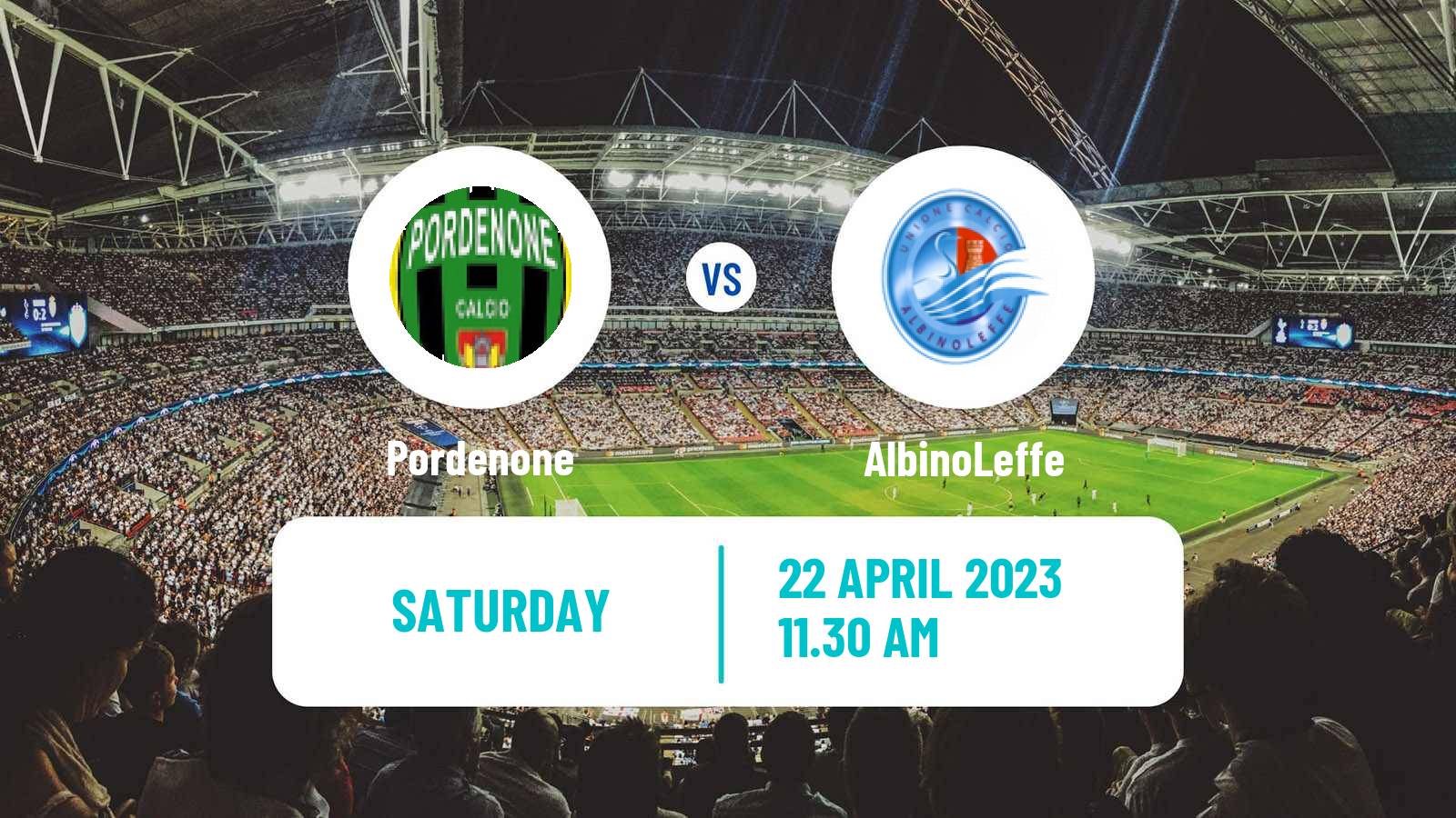 Football Italian Serie C Group A Pordenone - AlbinoLeffe