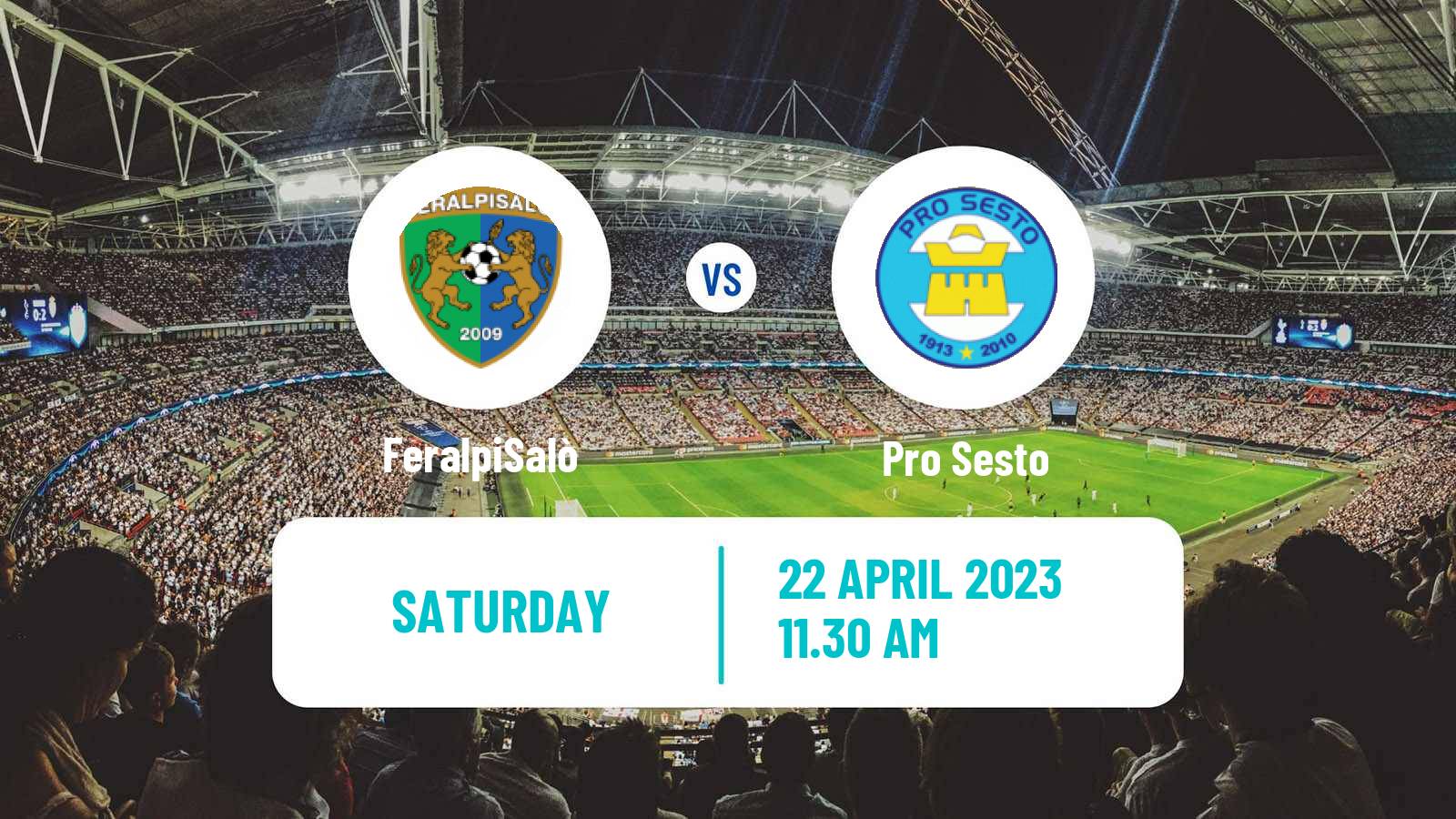 Soccer Italian Serie C Group A FeralpiSalò - Pro Sesto