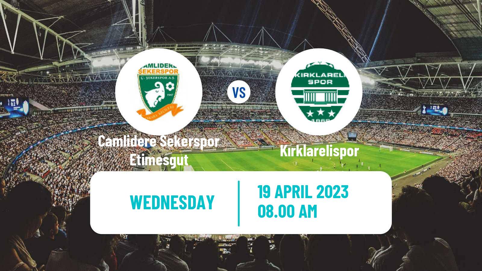 Soccer Turkish Second League Red Group Etimesgut - Kırklarelispor