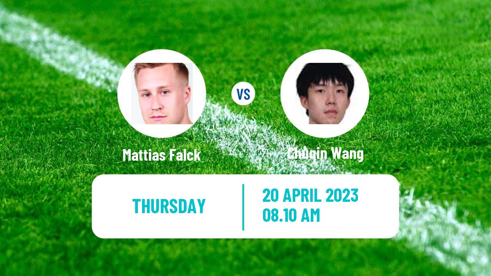 Table tennis Table Tennis Mattias Falck - Chuqin Wang