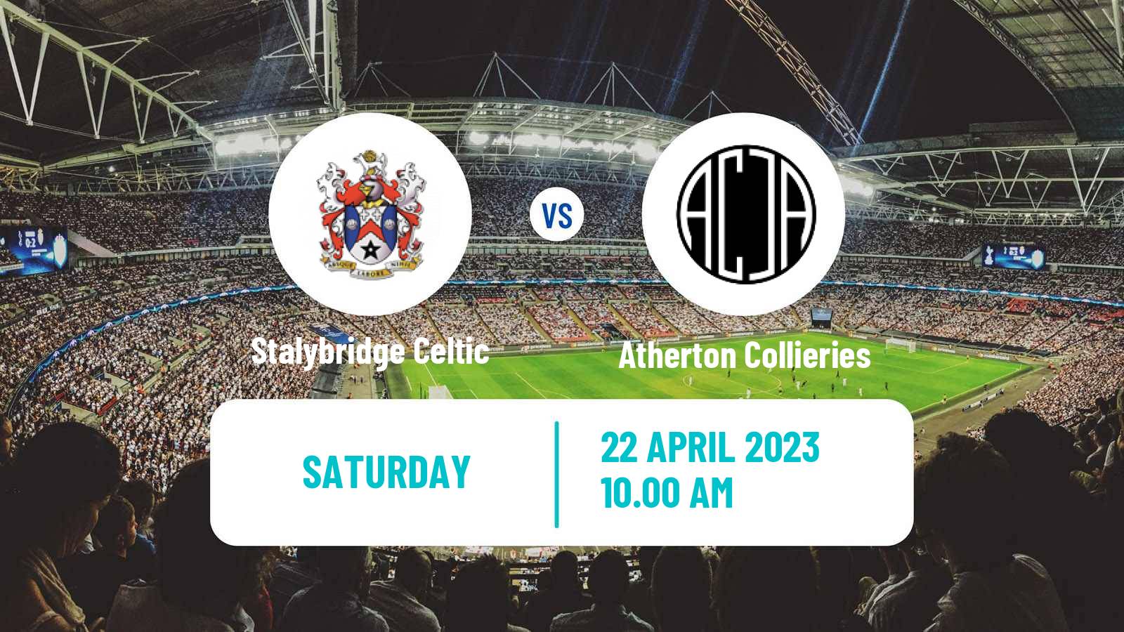 Soccer English NPL Premier Division Stalybridge Celtic - Atherton Collieries