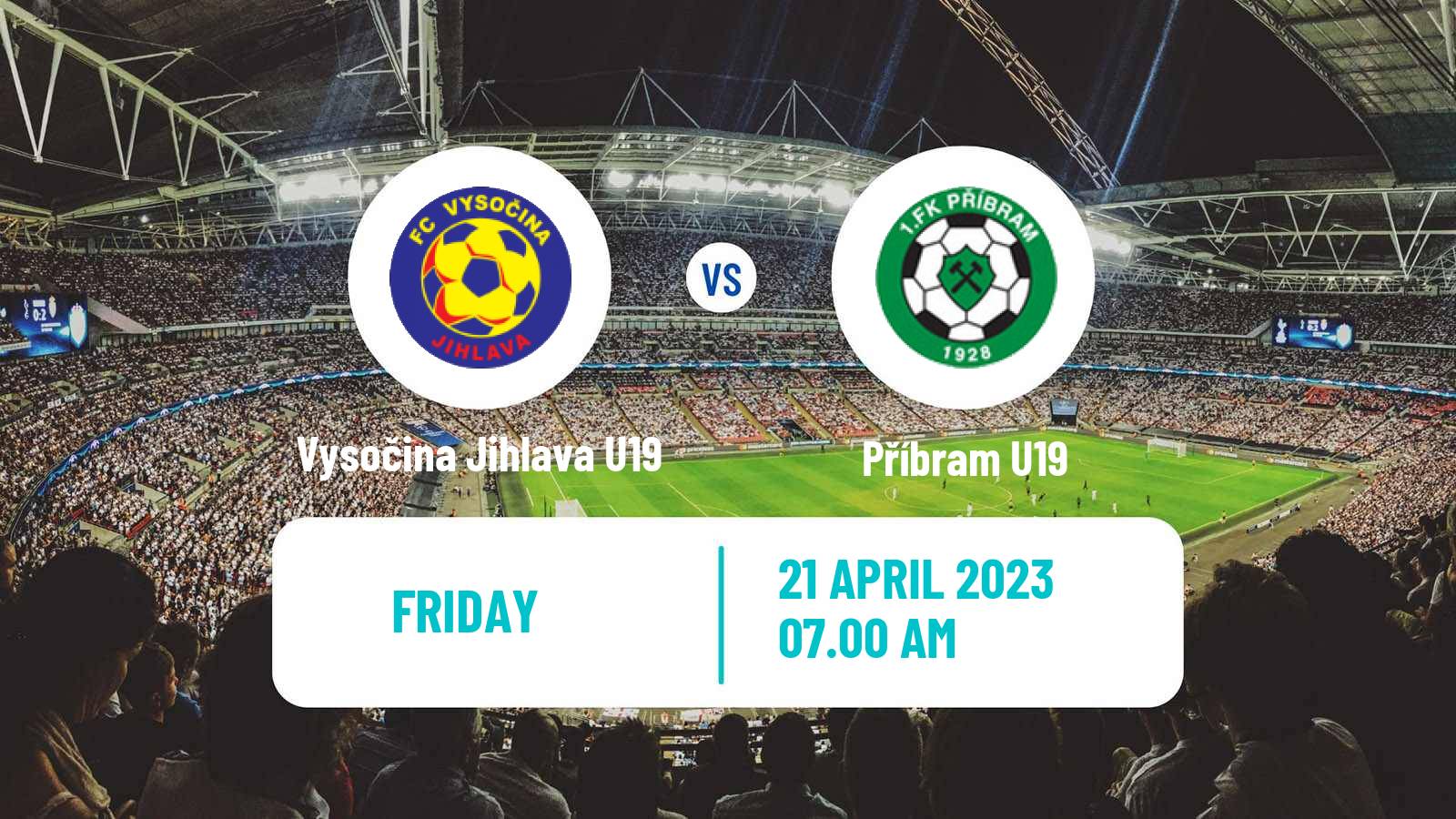 Soccer Czech U19 League Vysočina Jihlava U19 - Příbram U19