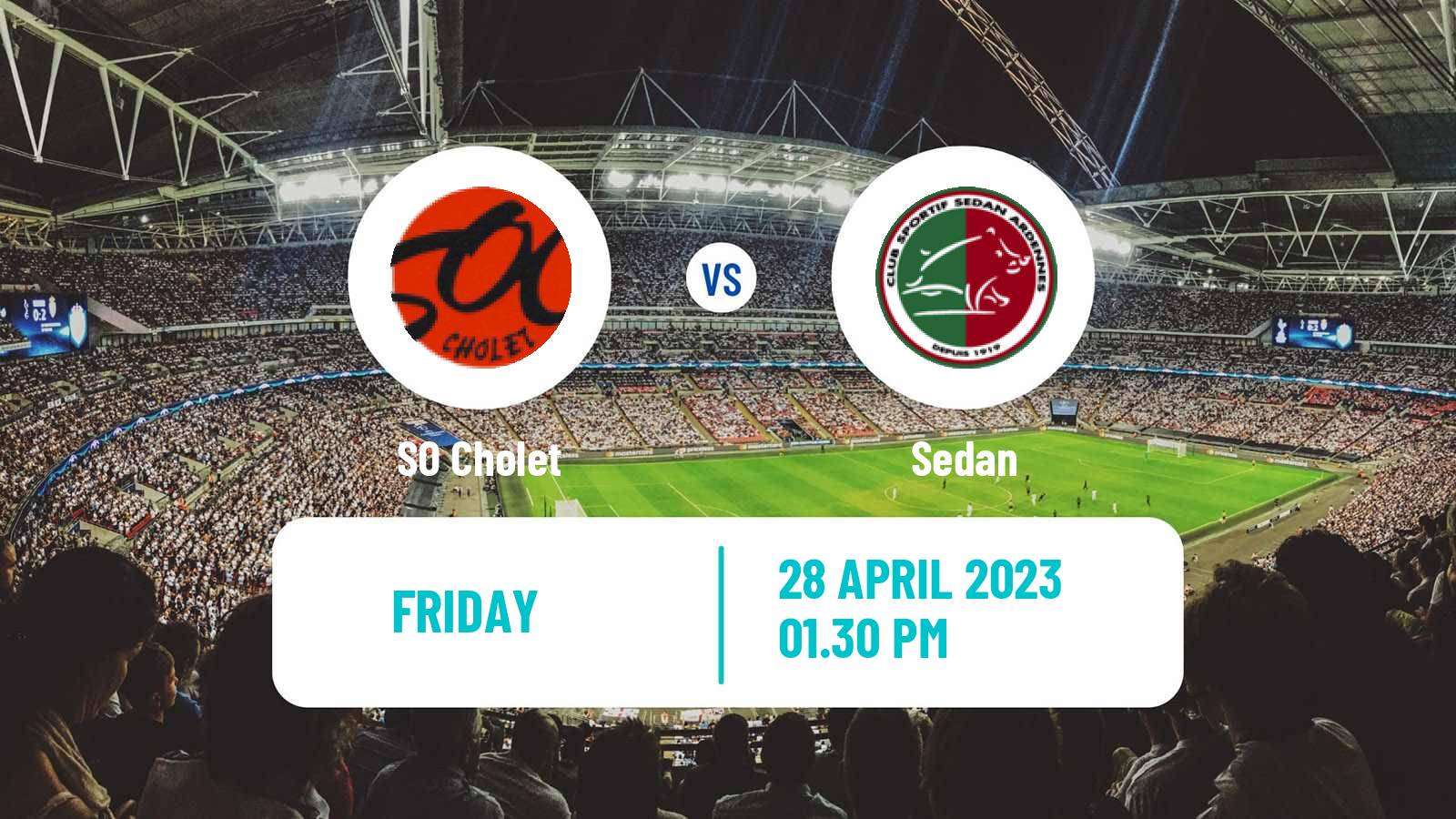Soccer French National League Cholet - Sedan