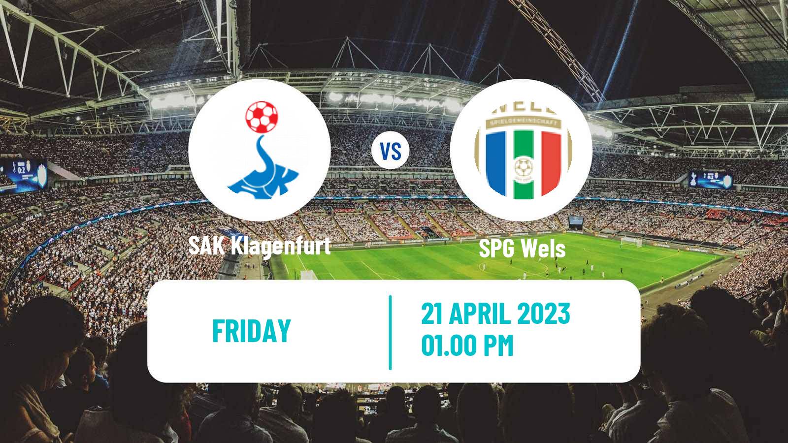 Soccer Austrian Regionalliga Central SAK Klagenfurt - SPG Wels