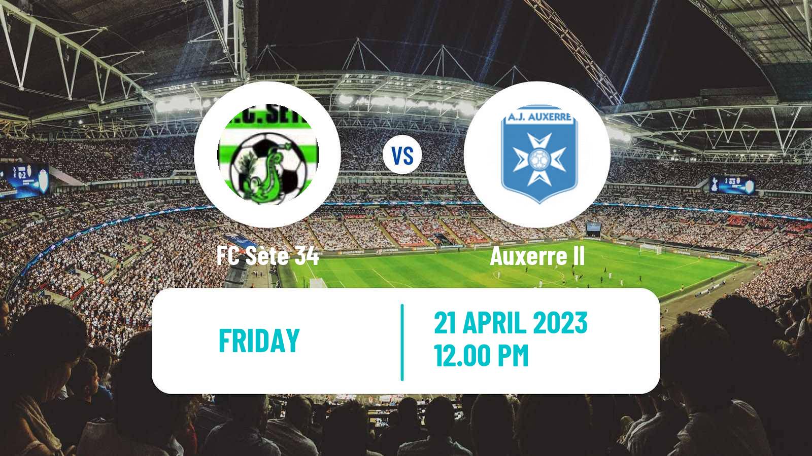 Soccer French National 2 - Group C Sète 34 - Auxerre II