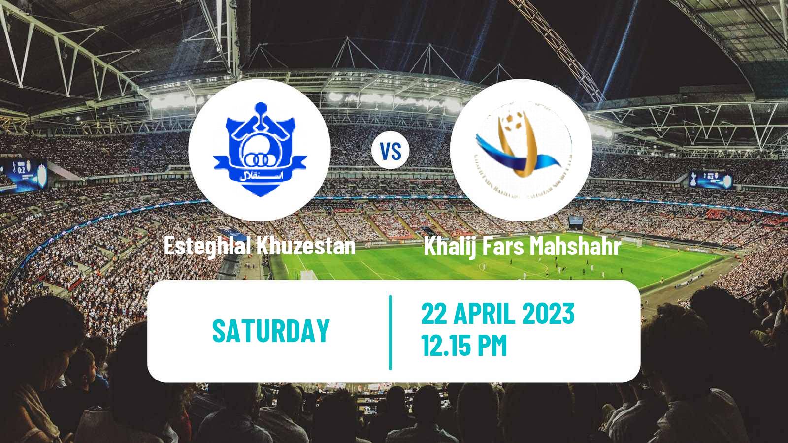 Soccer Iran Division 1 Esteghlal Khuzestan - Khalij Fars Mahshahr