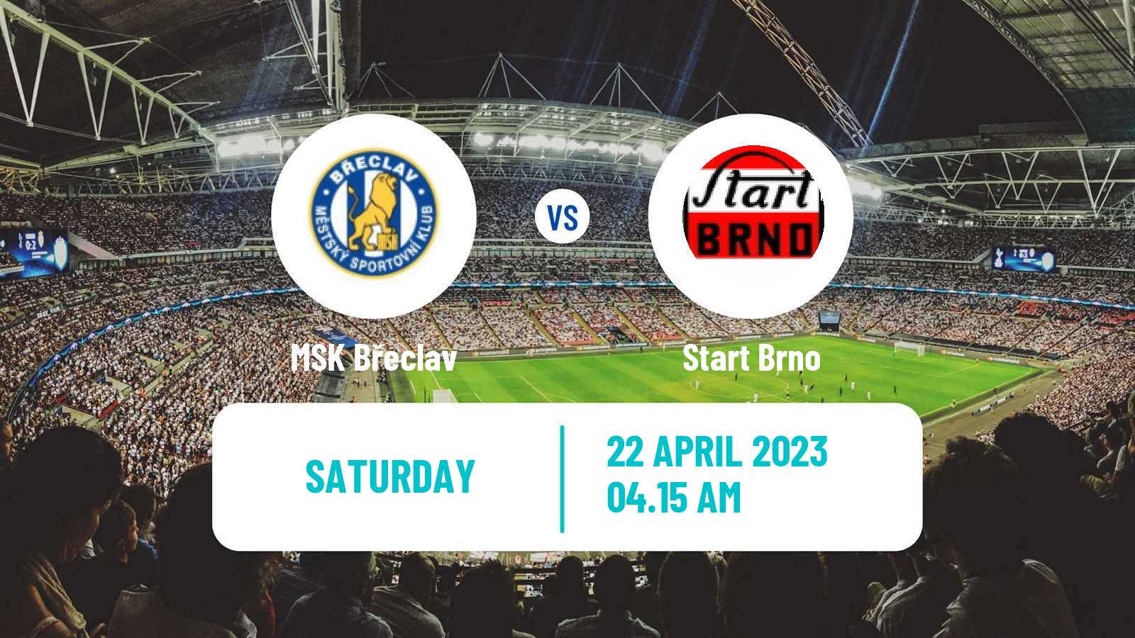 Soccer Czech Division D Břeclav - Start Brno