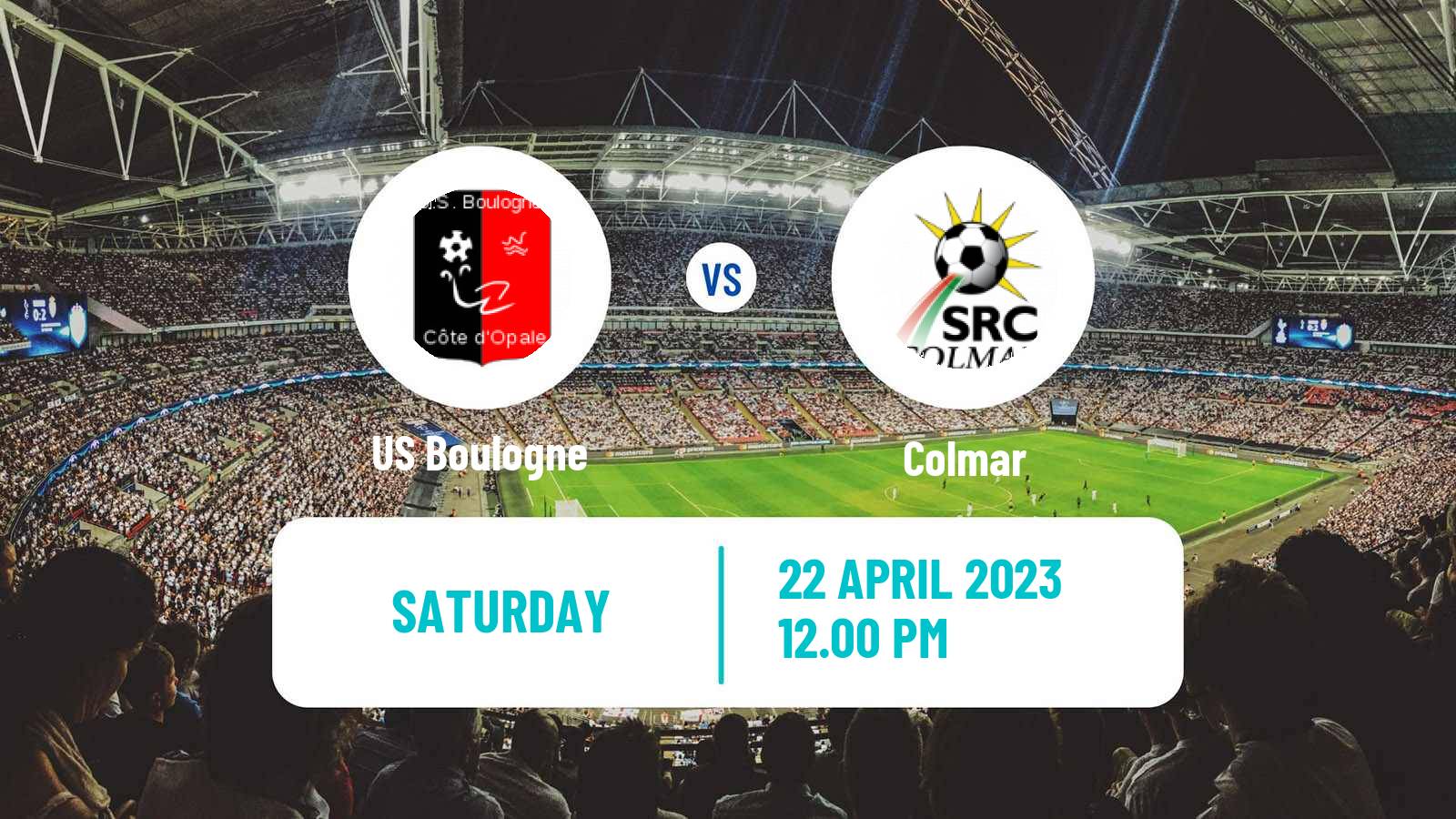 Soccer French National 2 - Group B Boulogne - Colmar