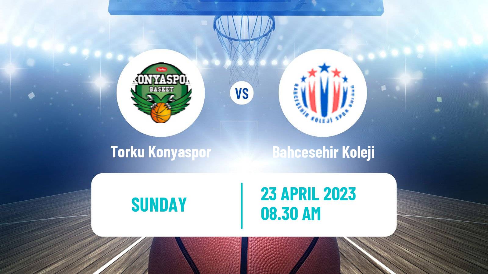 Basketball Turkish Basketball Super Ligi Konyaspor - Bahcesehir Koleji