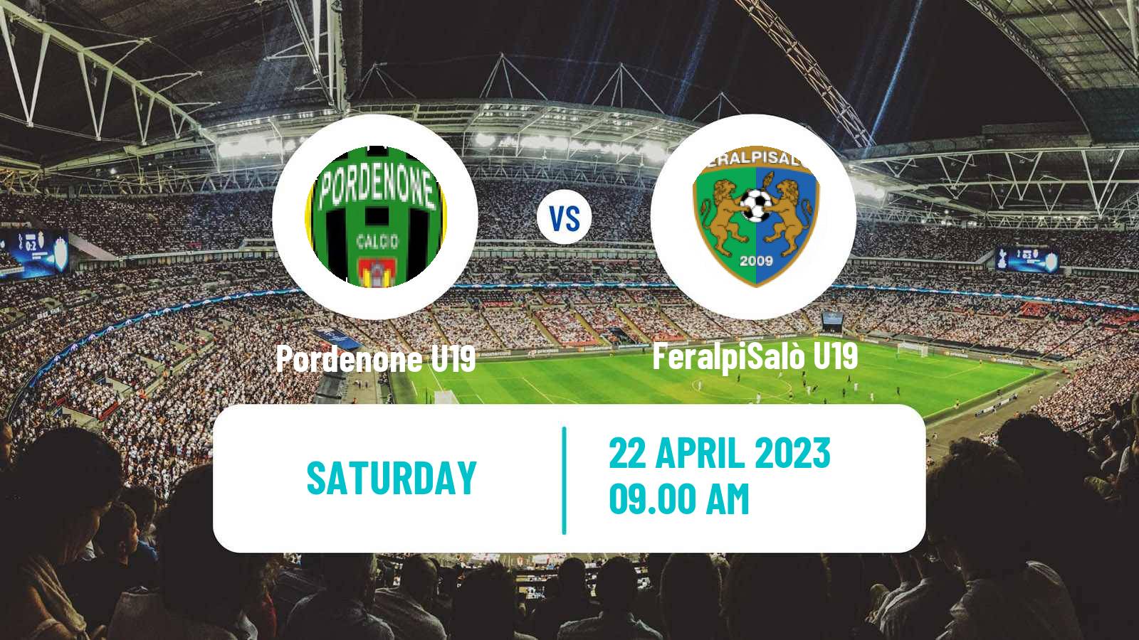 Soccer Italian Primavera 2 Pordenone U19 - FeralpiSalò U19