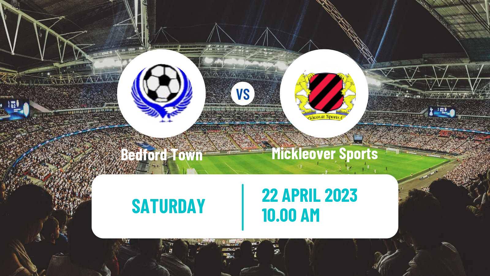 Soccer English Southern League Central Division Bedford Town - Mickleover Sports