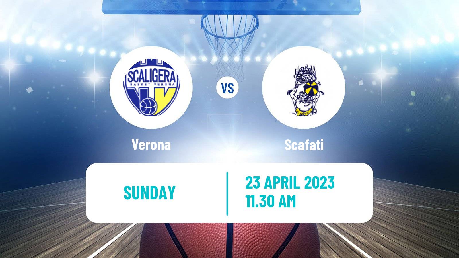 Basketball Italian Lega A Basketball Verona - Scafati