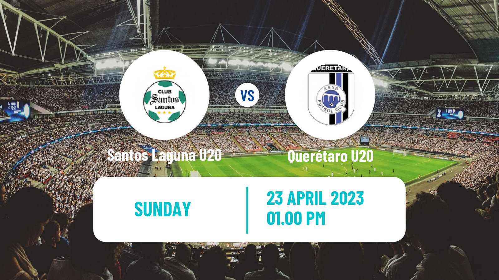 Football Mexican Liga MX U20 Santos Laguna U20 - Querétaro U20