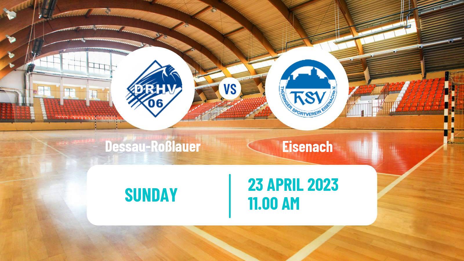 Handball German 2 Bundesliga Handball Dessau-Roßlauer - Eisenach