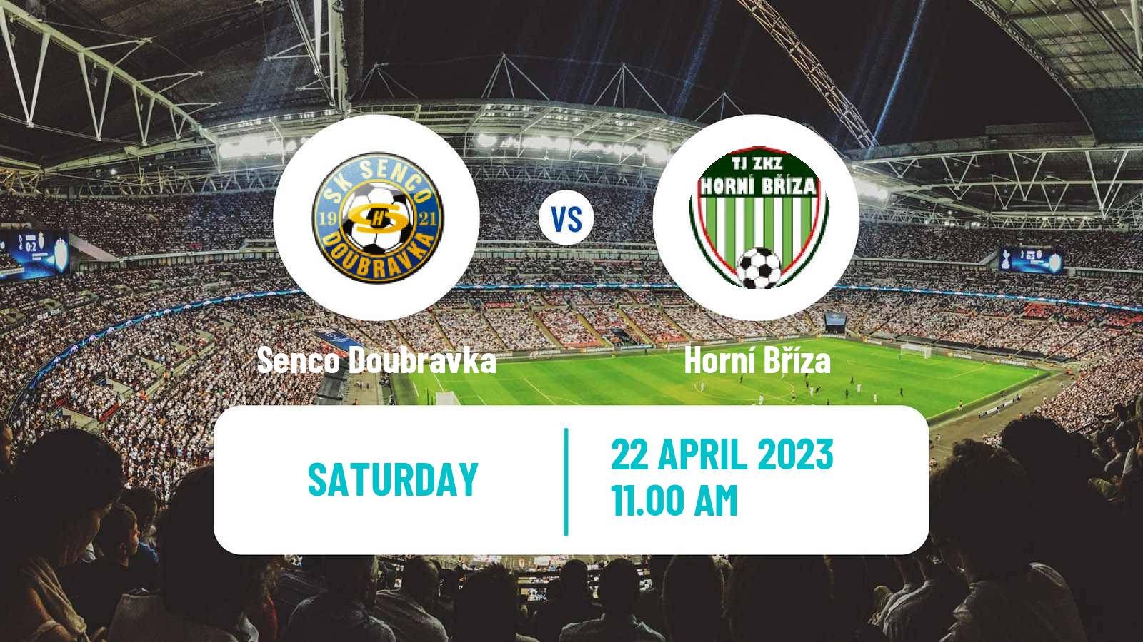 Soccer Czech Division A Senco Doubravka - Horní Bříza