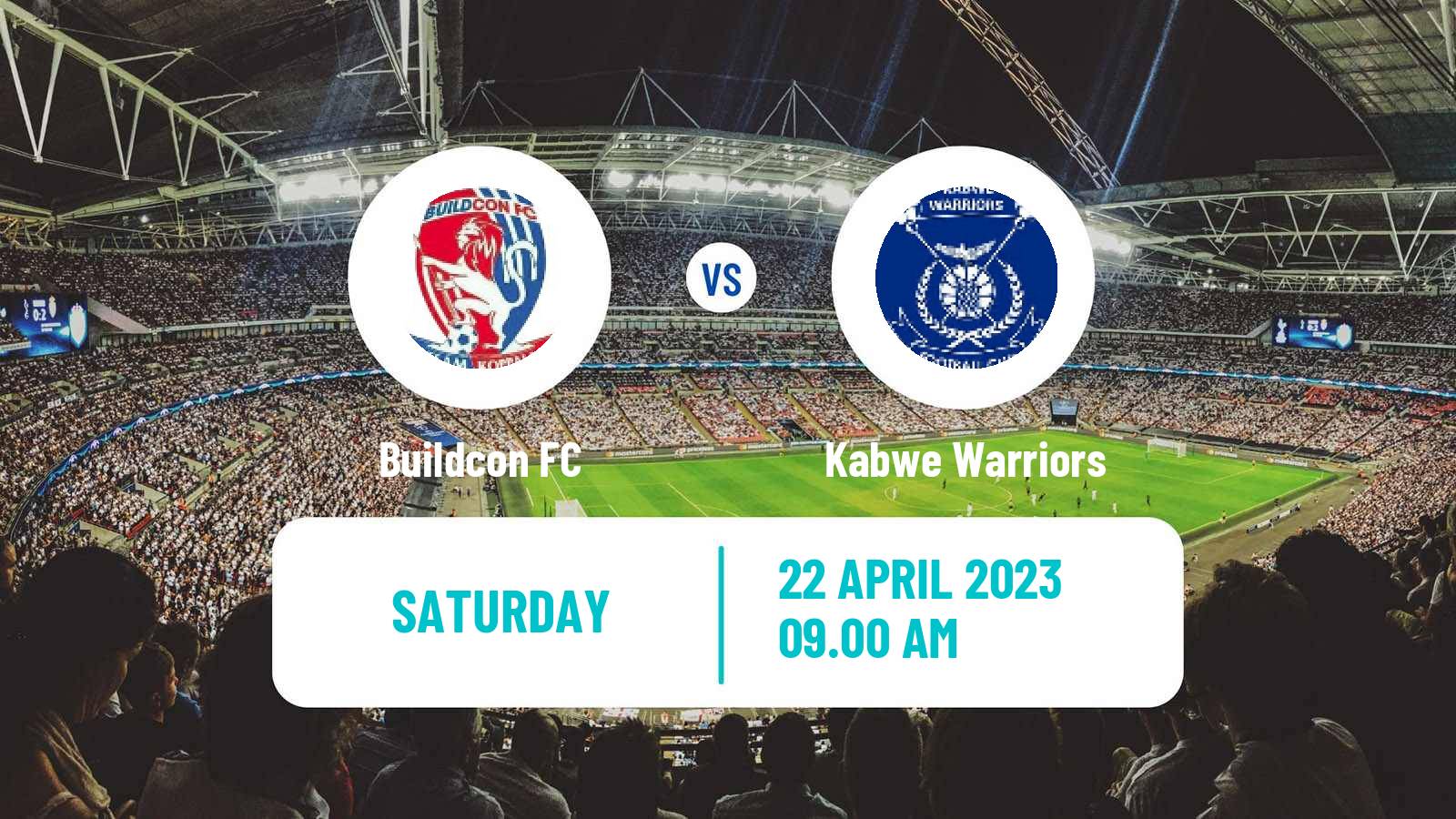 Soccer Zambian Premier League Buildcon - Kabwe Warriors