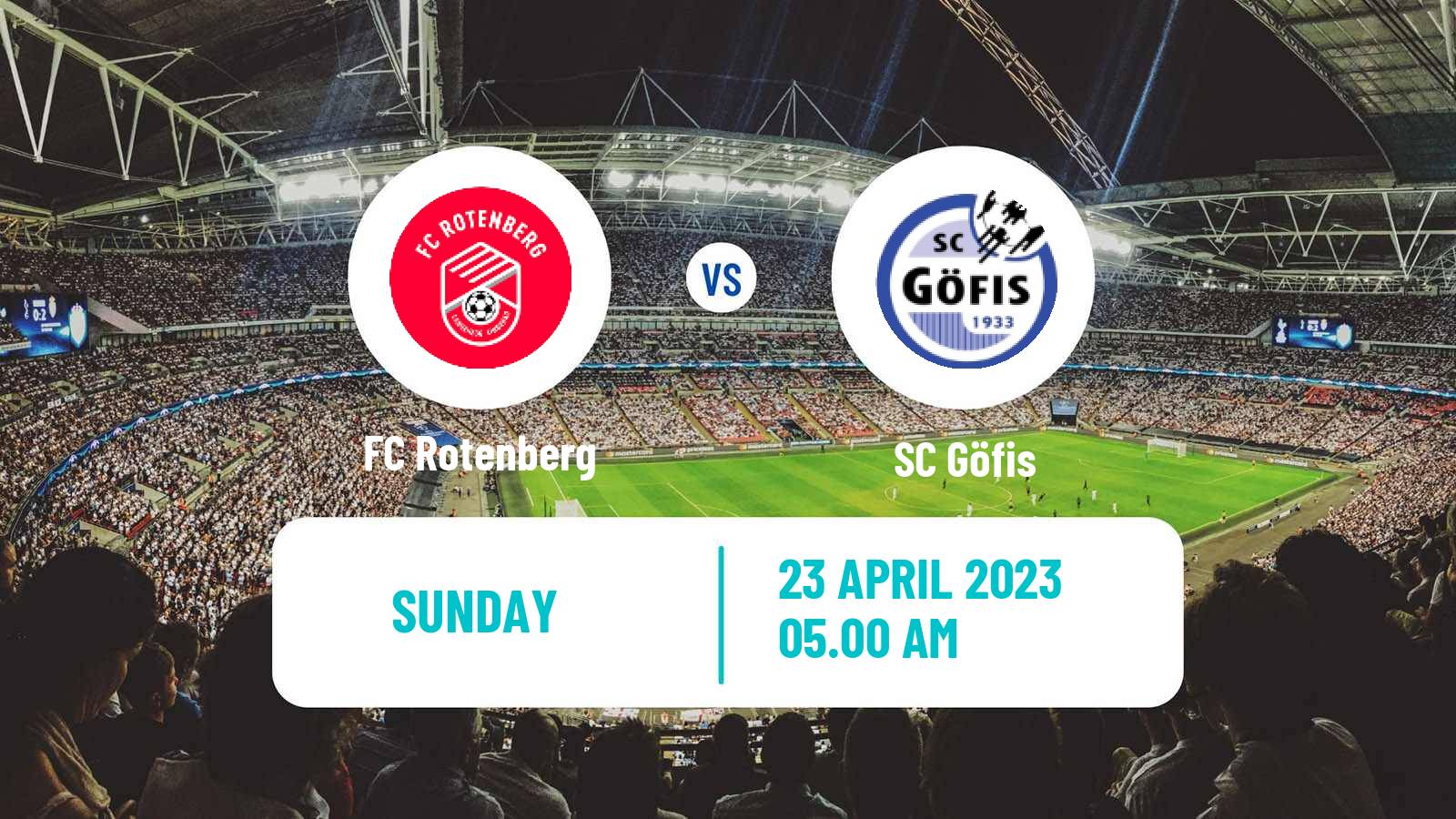 Soccer Austrian Regionalliga West - Vorarlberg Rotenberg - Göfis