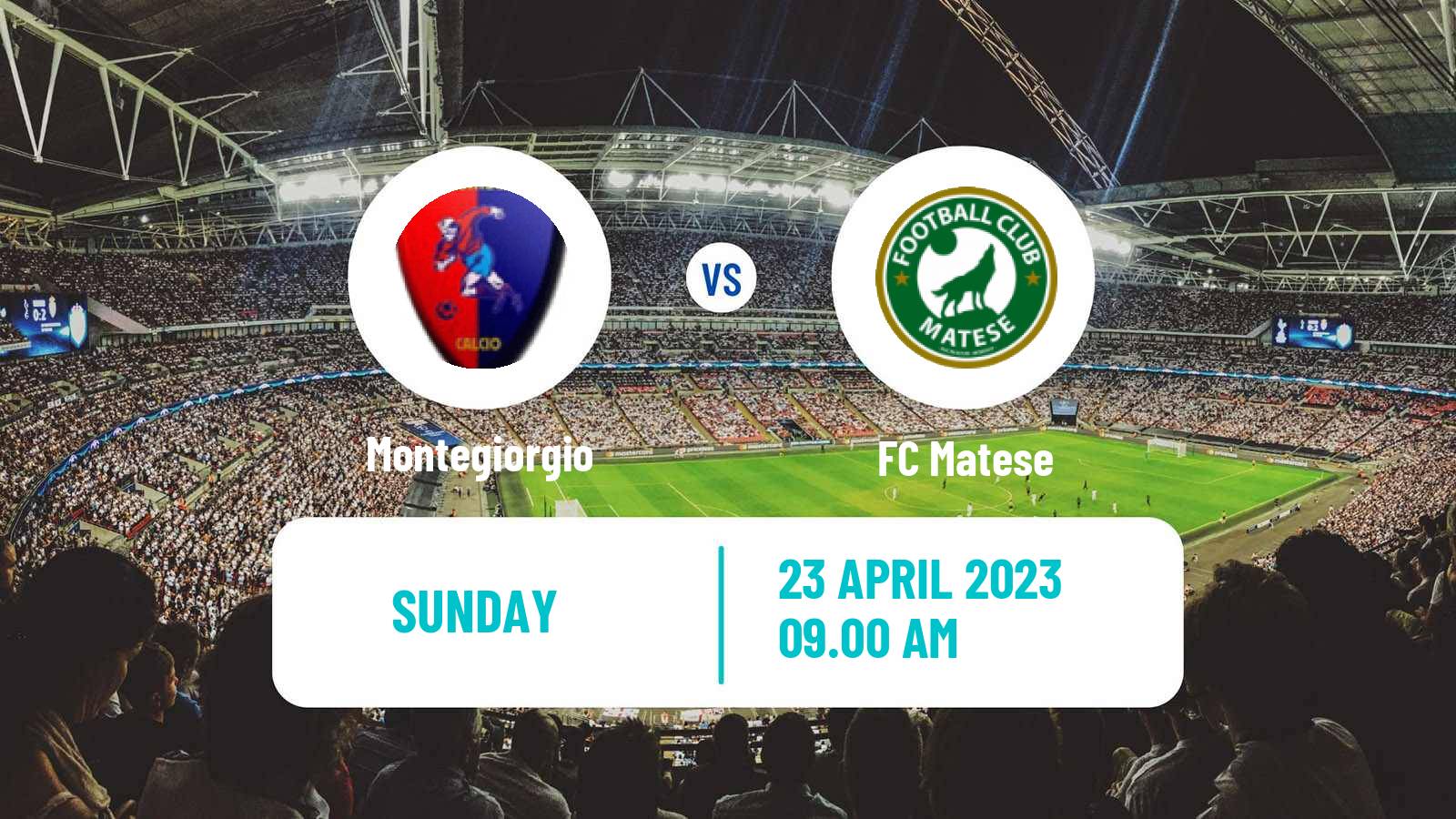 Football Italian Serie D - Group F Montegiorgio - Matese