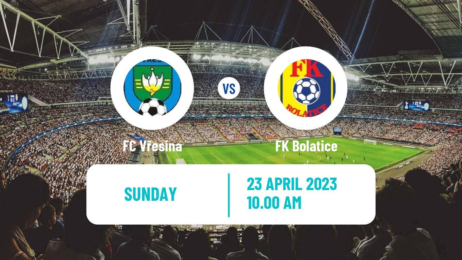 Soccer Czech Moravskoslezsky KP Vřesina - Bolatice