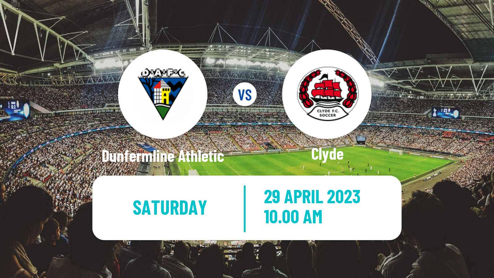 Soccer Scottish League One Dunfermline Athletic - Clyde