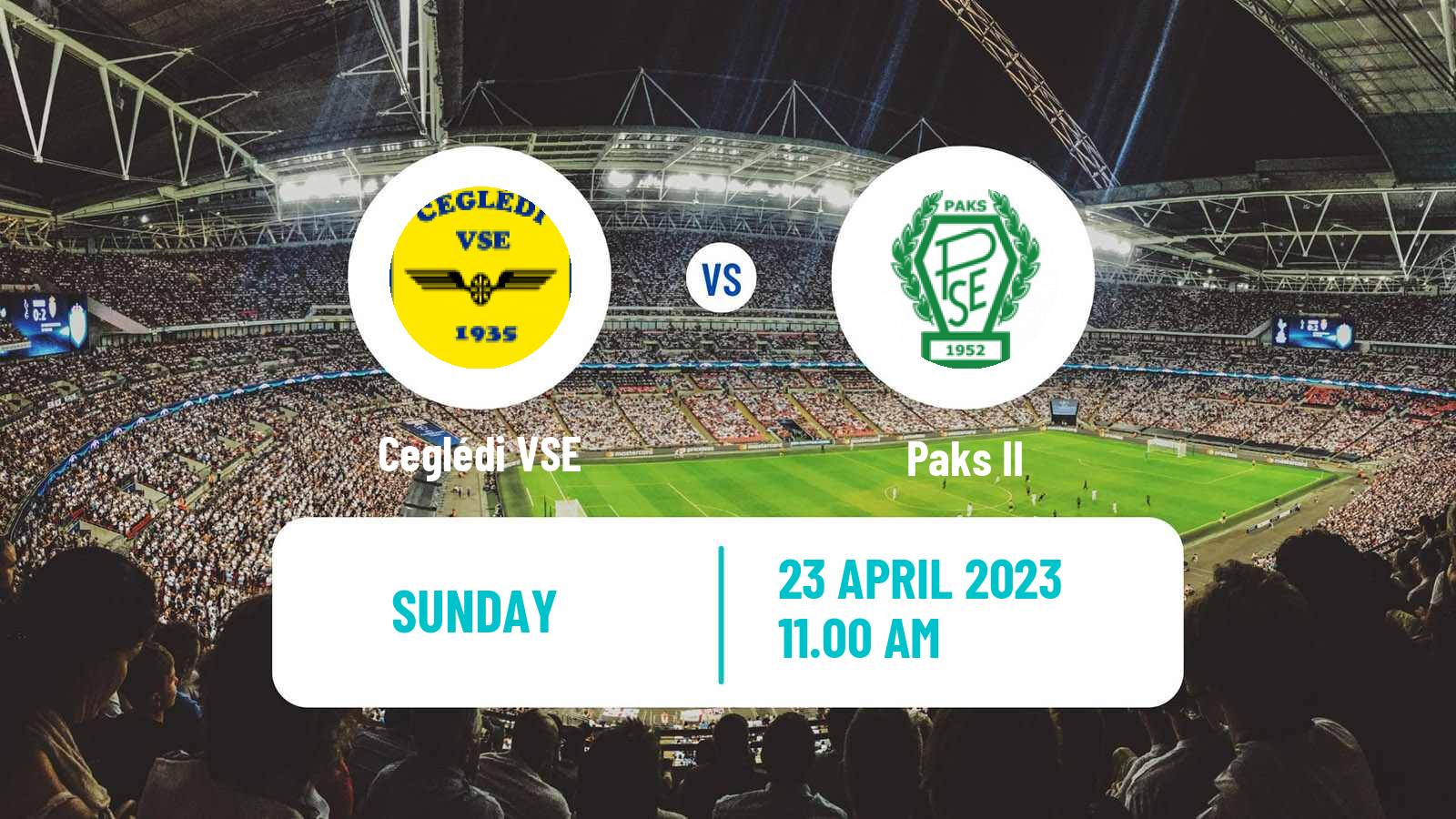 Soccer Hungarian NB III Centre Ceglédi - Paks II