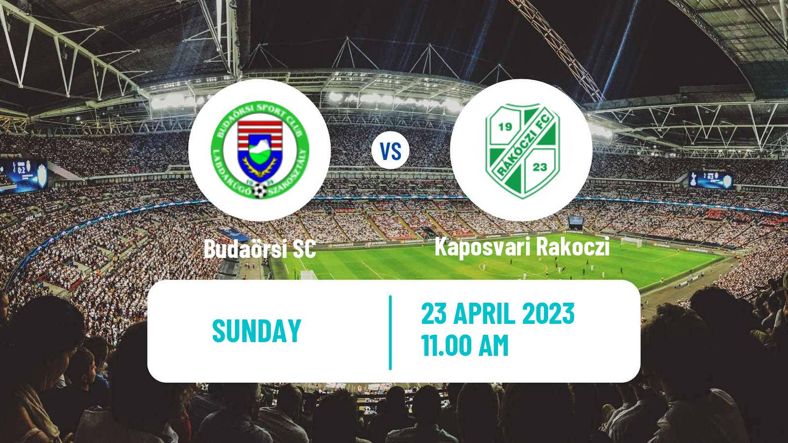 Soccer Hungarian NB III West Budaörsi SC - Kaposvari Rakoczi