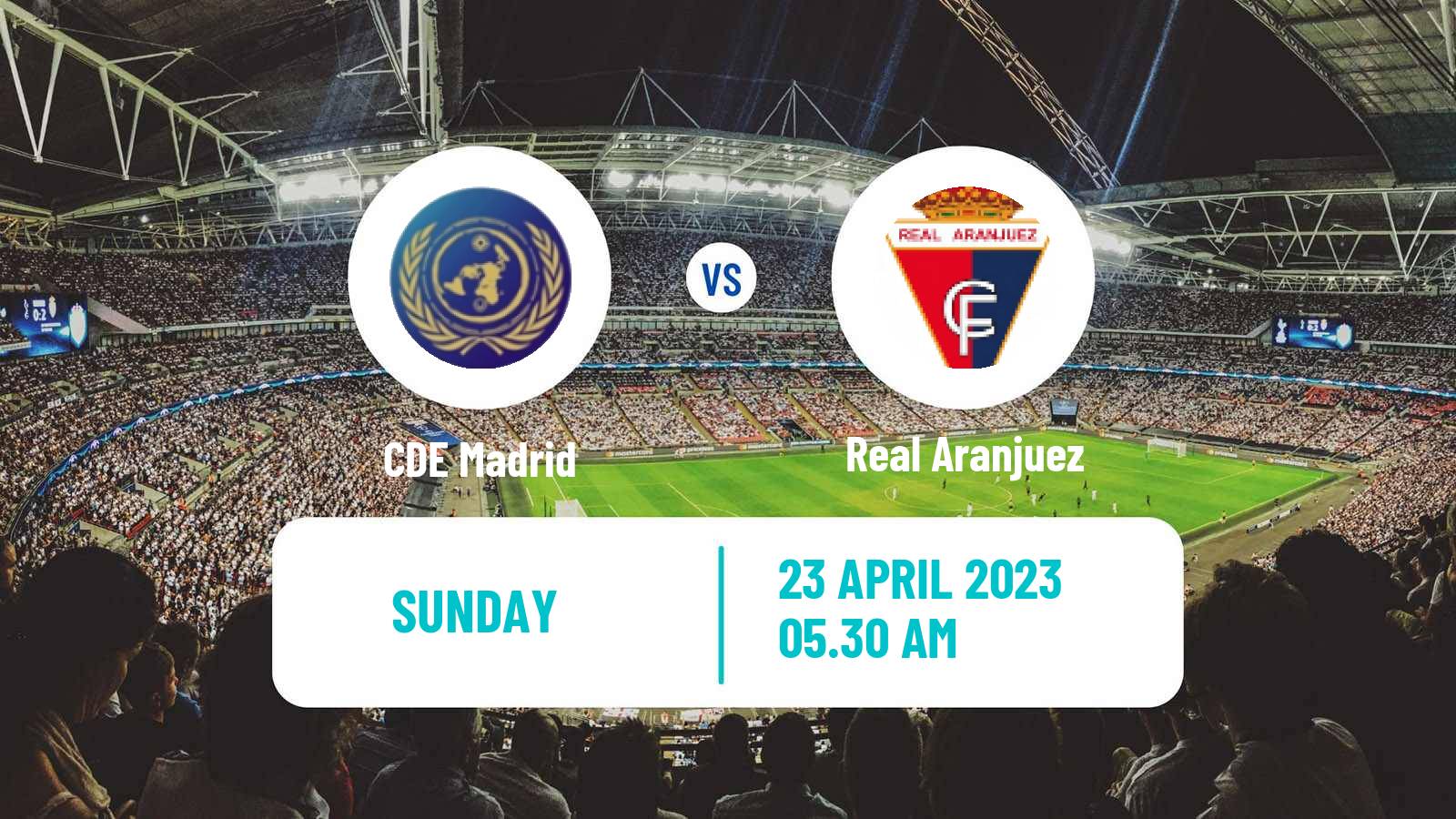 Soccer Spanish Tercera RFEF - Group 7 CDE Madrid - Real Aranjuez