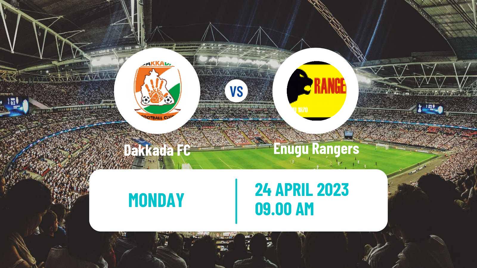 Football Nigerian Premier League Dakkada - Enugu Rangers