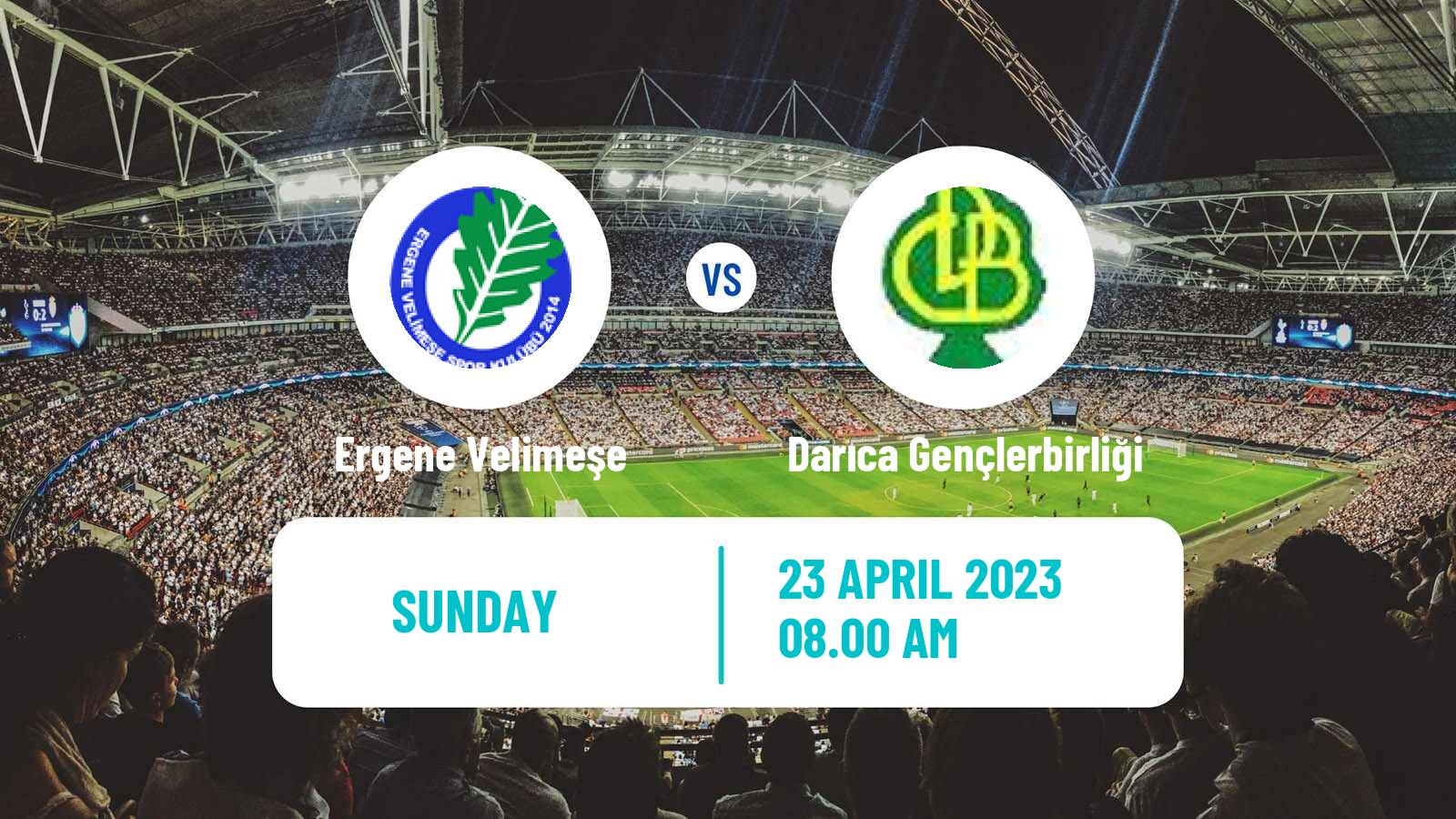 Football Turkish 3 Lig Group 2 Ergene Velimeşe - Darıca Gençlerbirliği