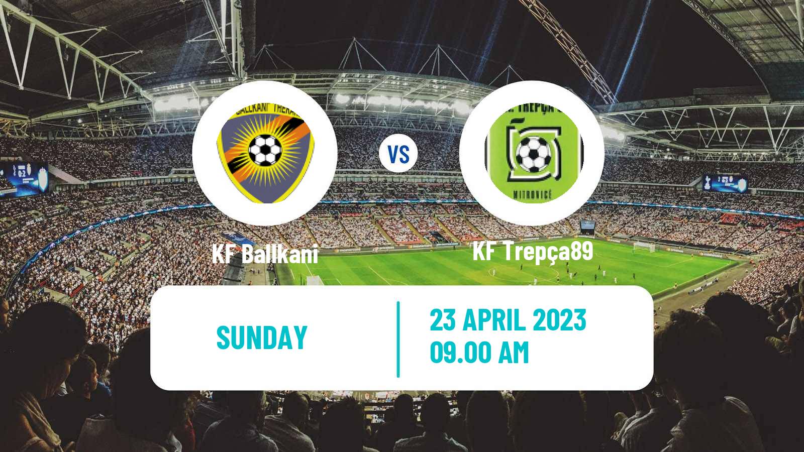 Soccer Kosovo Superliga Ballkani - Trepça89