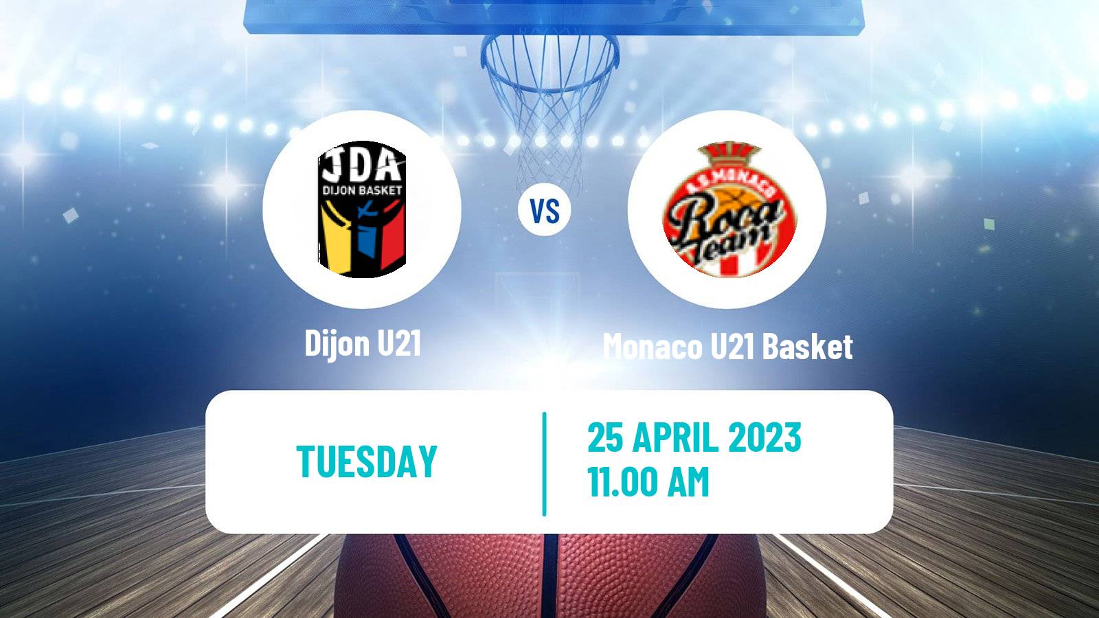 Basketball French Espoirs U21 Basketball Dijon U21 - Monaco U21 Basket