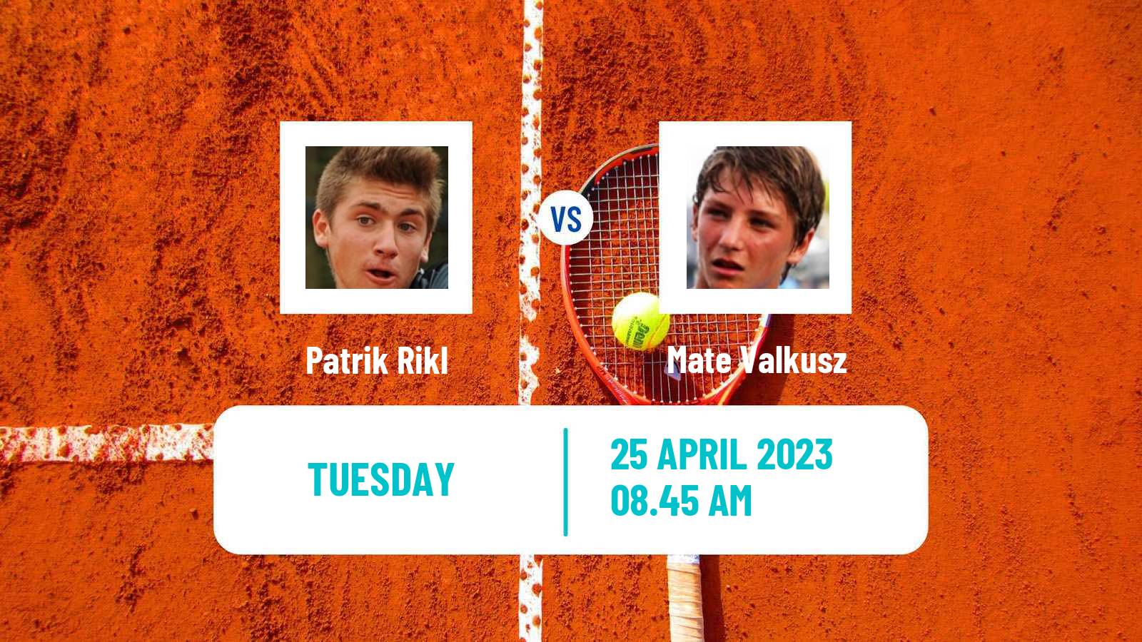 Tennis ATP Challenger Patrik Rikl - Mate Valkusz