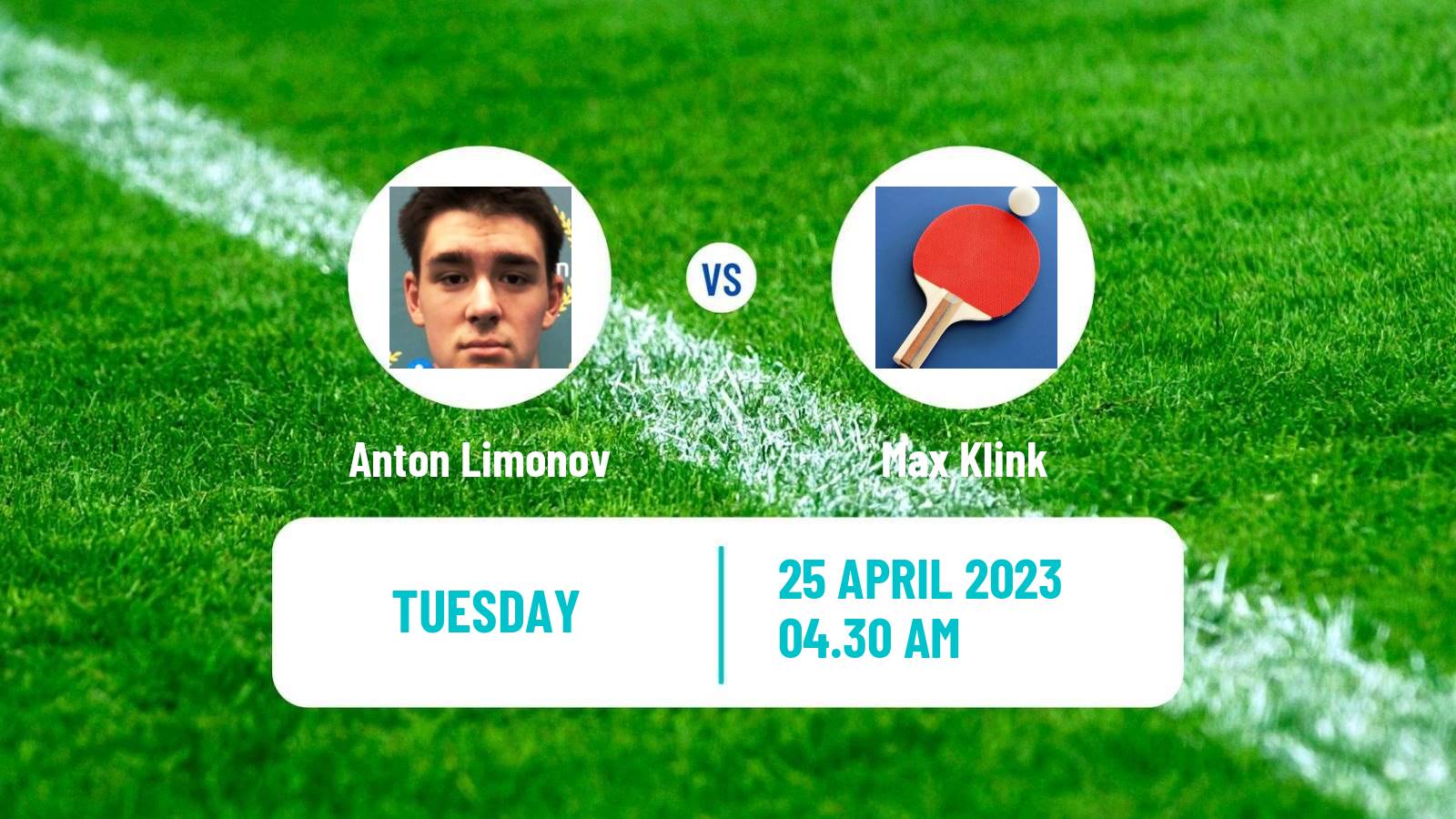 Table tennis Table Tennis Anton Limonov - Max Klink