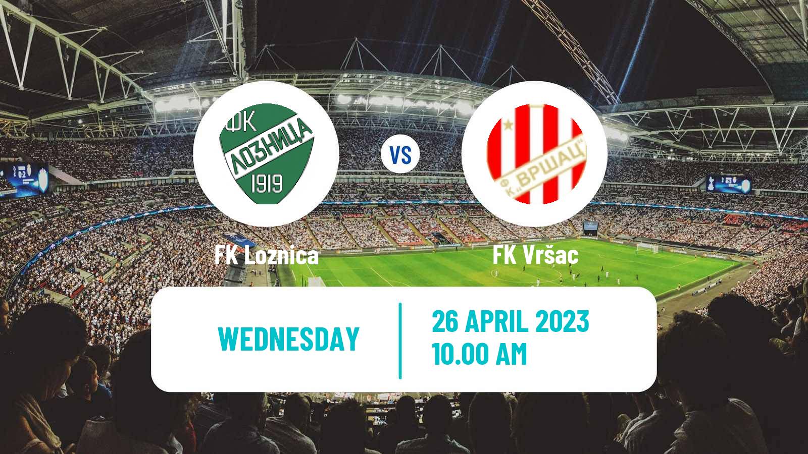 Soccer Serbian Prva Liga Loznica - Vršac