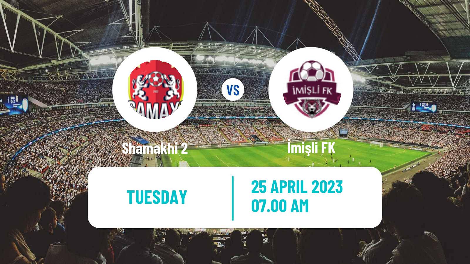Soccer Azerbaijan First Division Shamakhi 2 - İmişli