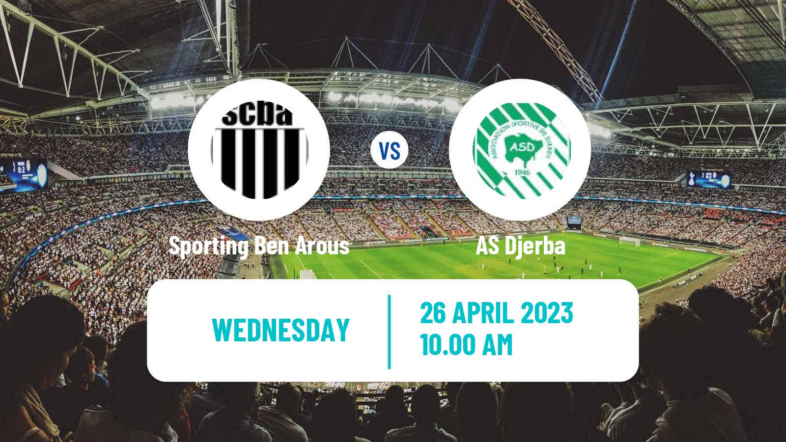 Soccer Tunisian Ligue 2 Sporting Ben Arous - Djerba