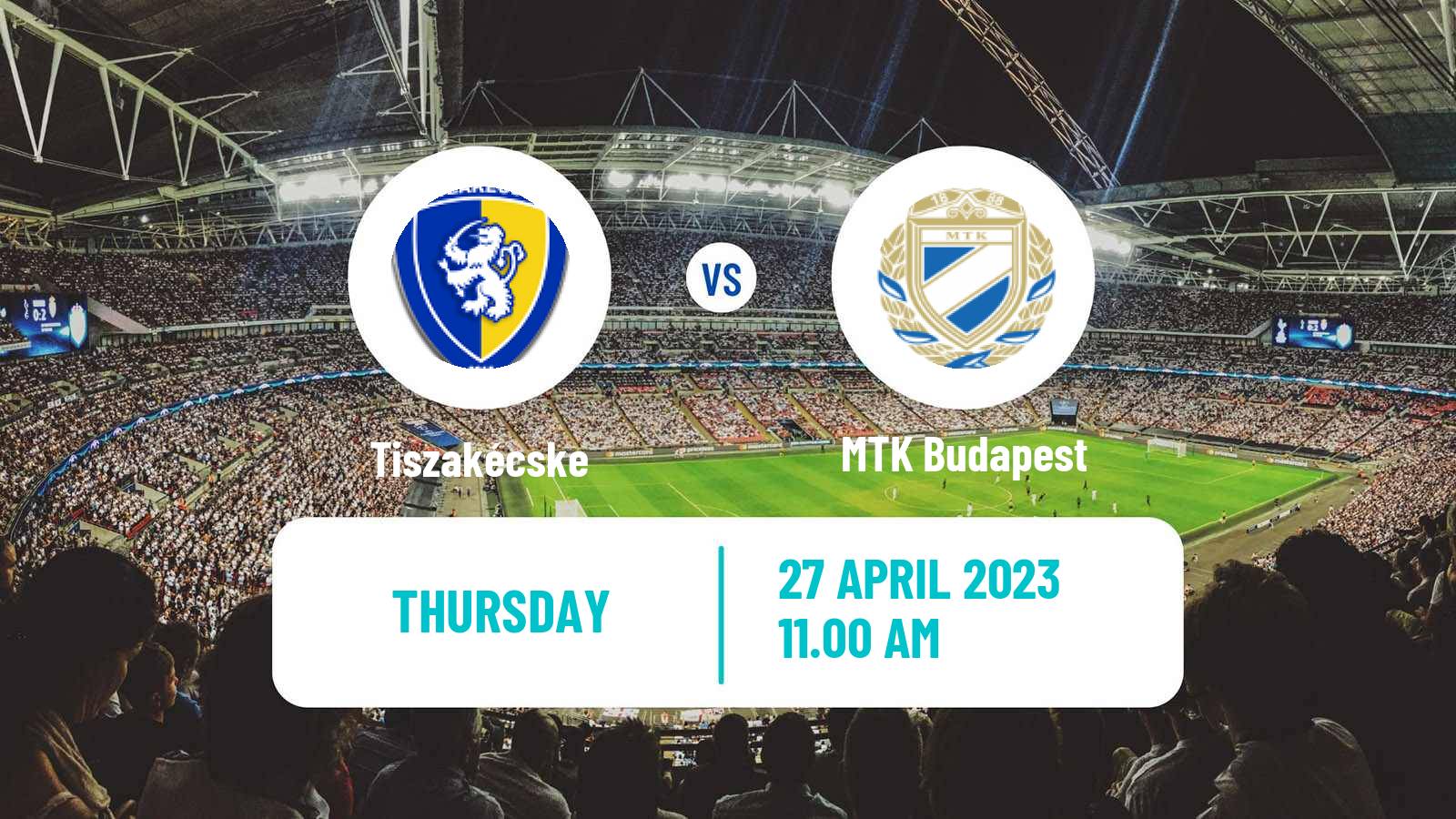 Soccer Hungarian NB II Tiszakécske - MTK Budapest