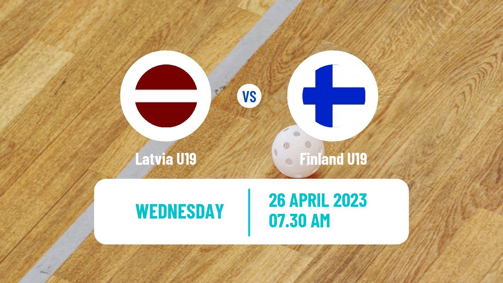 Floorball World Championship Floorball U19 Latvia U19 - Finland U19