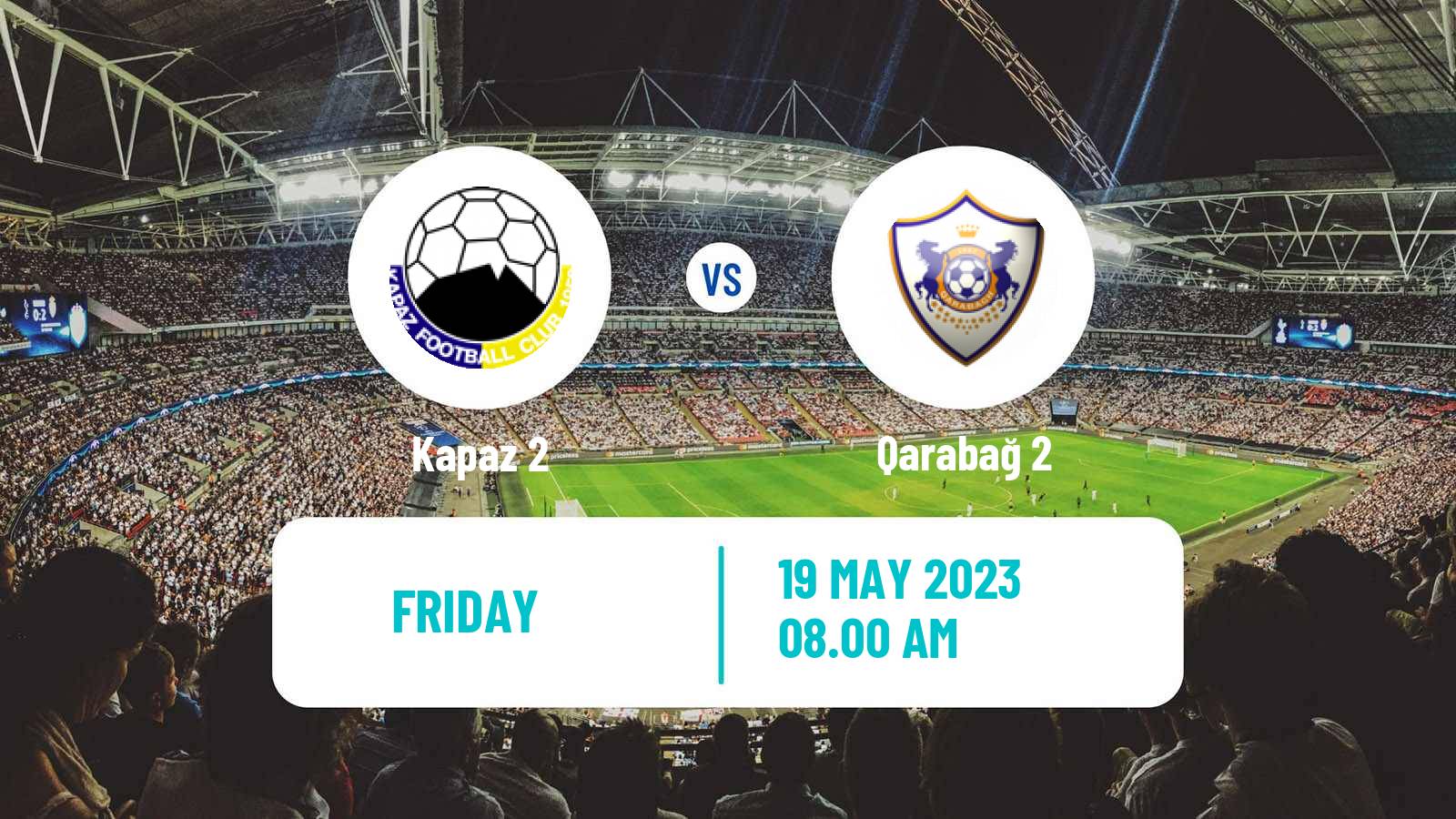 Soccer Azerbaijan First Division Kapaz 2 - Qarabağ 2