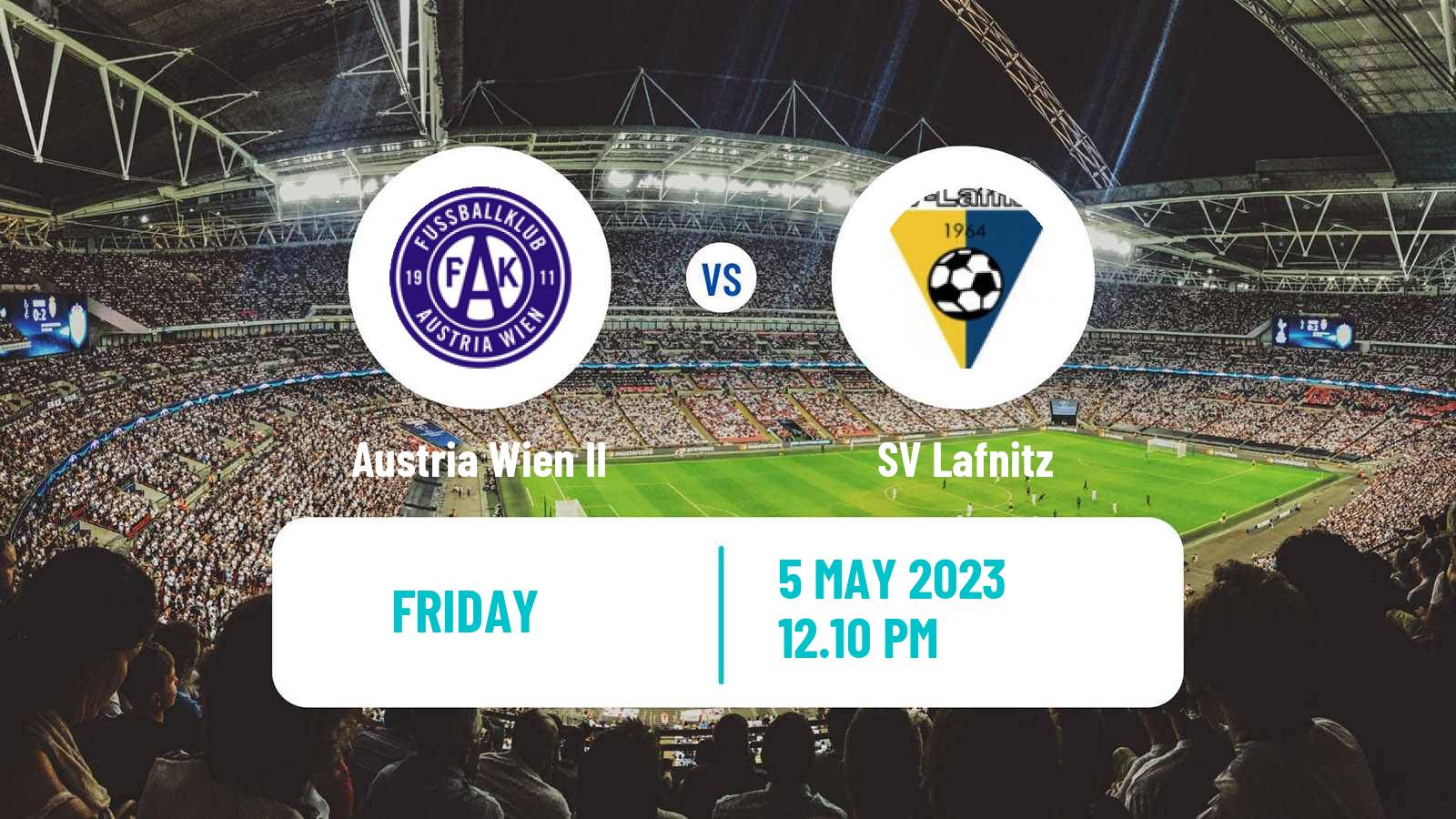 Football Austrian 2 Liga Austria Wien II - Lafnitz