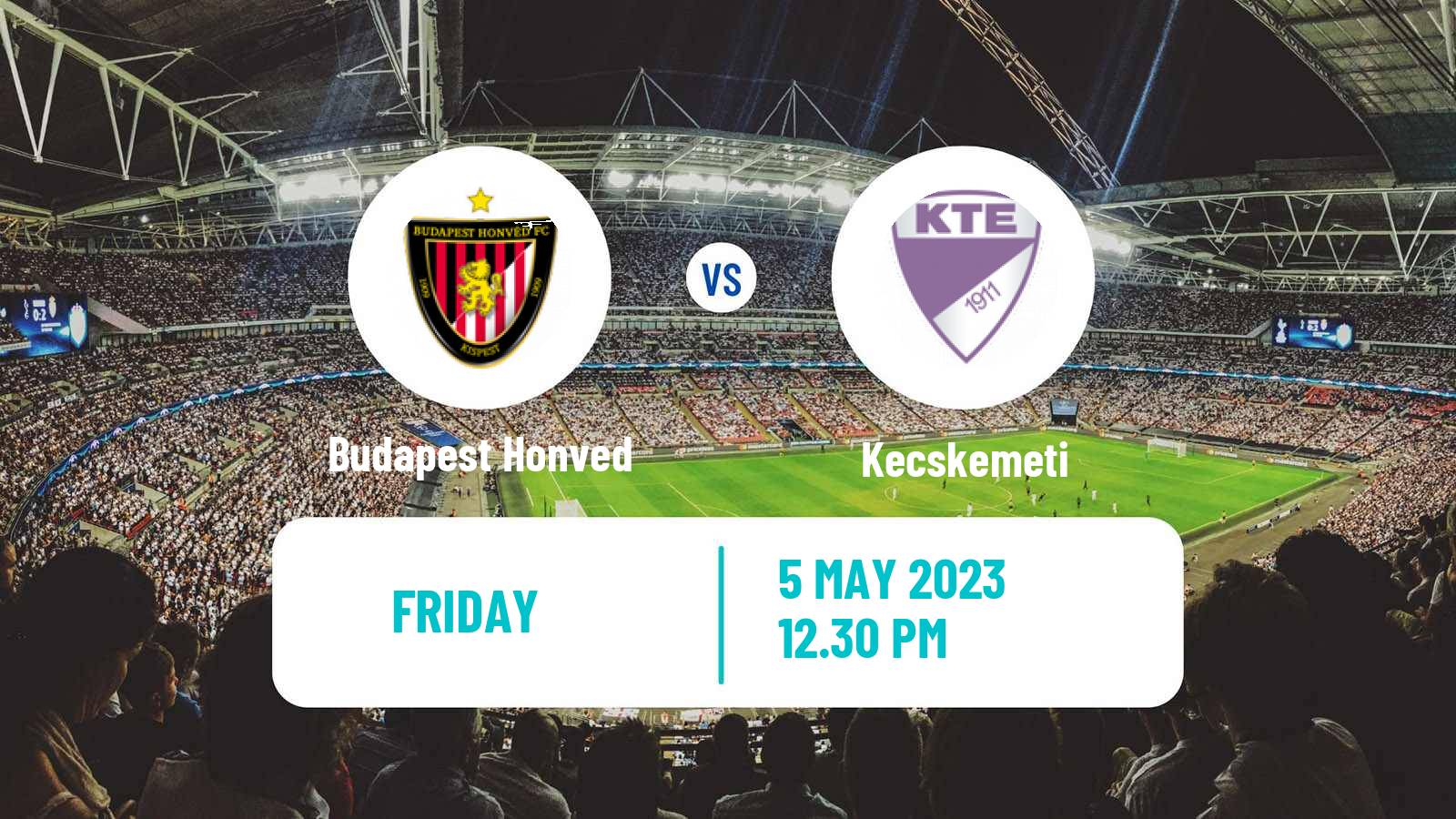Soccer Hungarian NB I Budapest Honved - Kecskemeti