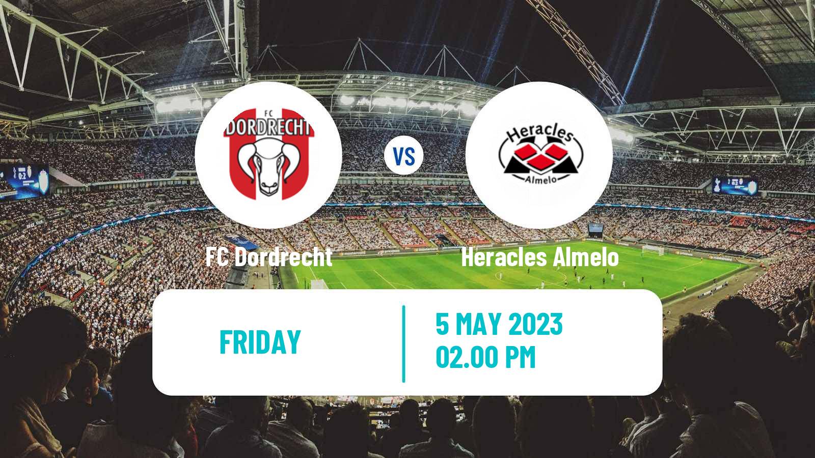Football Dutch Eerste Divisie Dordrecht - Heracles Almelo