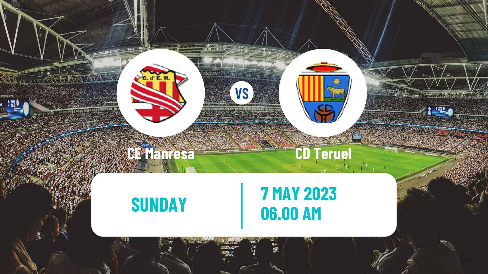 Soccer Spanish Segunda RFEF - Group 3 Manresa - Teruel