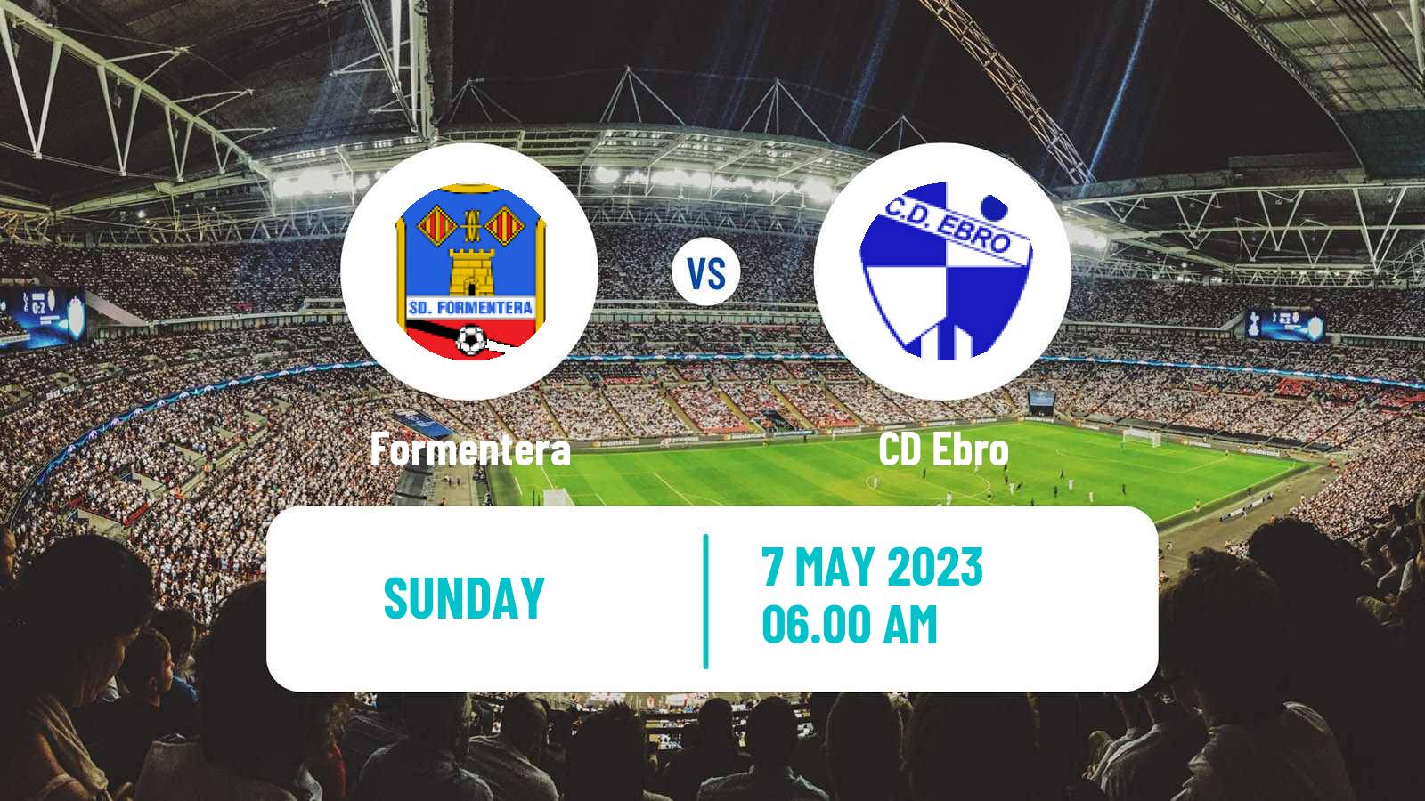 Soccer Spanish Segunda RFEF - Group 3 Formentera - Ebro