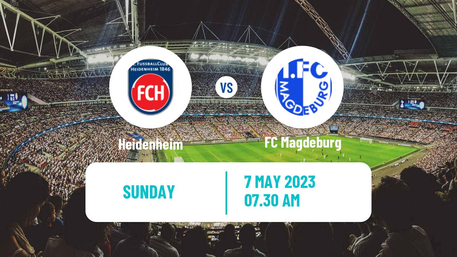 Soccer German 2 Bundesliga Heidenheim - Magdeburg
