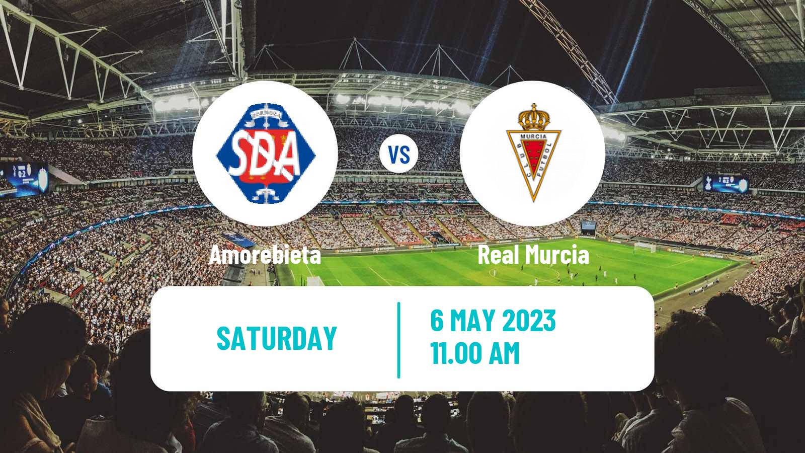 Soccer Spanish Primera RFEF Group 2 Amorebieta - Real Murcia